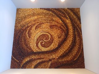 Янтарная стена, панно из янтаря, янтарная комната