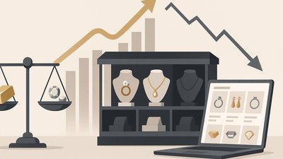 Прогноз развития ювелирного рынка РФ на 2026 год: Структурный кризис, фискальный шок и доминирование E-commerce