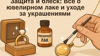 Защита и блеск: Всё о ювелирном лаке и уходе за украшениями