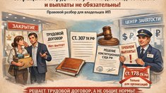 Сокращение сотрудников у ИП: когда выходное пособие и выплаты не обязательны