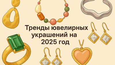 Тренды ювелирных украшений на 2025 год