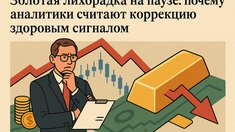 Золотая лихорадка на паузе: почему аналитики считают коррекцию здоровым сигналом