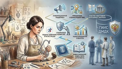 Статус «художник-ювелир» в России: проблематика и возможные решения