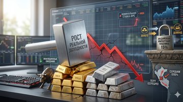 Анатомия коррекции: почему реальная доходность и регуляторные шоки сбили спекулятивный накал в золоте и серебре