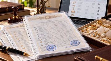 Наследование ювелирного бизнеса: получено свидетельство с перечнем УИН каждого изделия. Реальный кейс продолжается