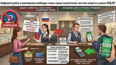 Цифровой рубль в ювелирном ломбарде: новые права покупателей, жесткие запреты и риски ПОД/ФТ