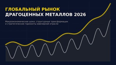 Аналитический обзор рынка драгоценных металлов и ювелирной отрасли: глобальные макроэкономические шоки, структурные трансформации и стратегические горизонты на 2026