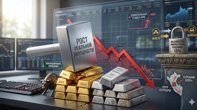 Анатомия коррекции: почему реальная доходность и регуляторные шоки сбили спекулятивный накал в золоте и серебре