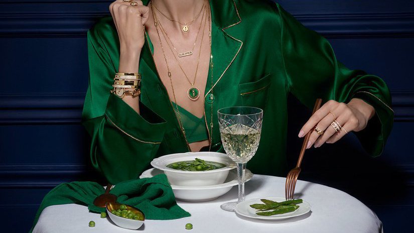Зеленый цвет: Малахит в украшениях известных мировых ювелирный брендов