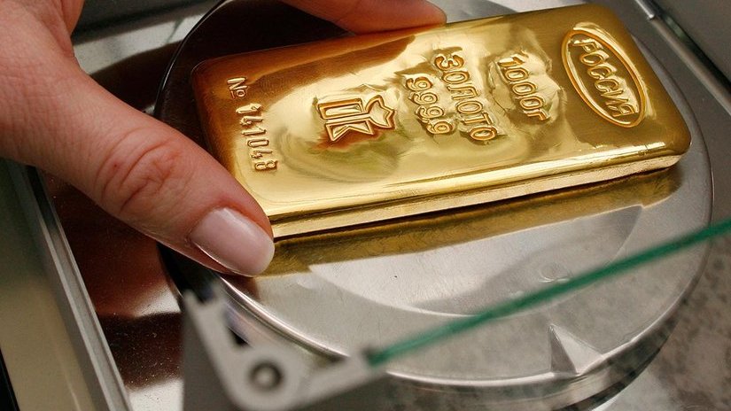 Золото берут килограммами