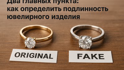 Два главных пункта: как определить подлинность ювелирного изделия
