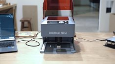 На Kickstarter представили лазерный гравировальный станок Double New N6 для ювелиров: высокая точность и поворотная ось