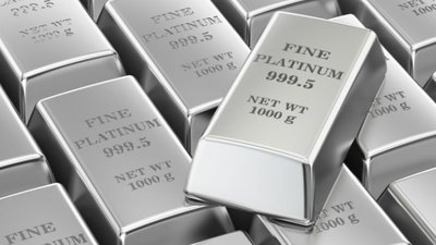 Мировое производство платины в 2021 году вырастет на 22%