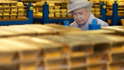 Россия продала Великобритании золота на рекордные 5 миллиардов долларов