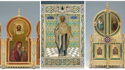 Шедевры «окладного дела» показали в Музее Фаберже