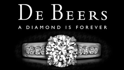 De Beers в 2023 году сократила продажи сырья на 40%