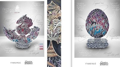 «Фаберже» создаст яйцо к десятилетию сериала «Игра престолов»