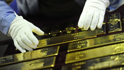 На 18% вырос объем производства золота в России