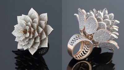 Ювелир разместил на одном кольце 7801 бриллиант и попал в Книгу рекордов Гиннесса