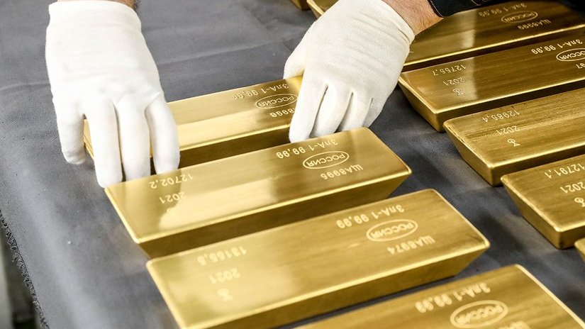 Росстат: РФ в 1-м полугодии увеличила производство золота на 5,5%