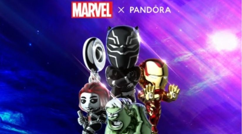 Pandora и Marvel представят коллекцию ювелирных украшений с супергероями