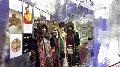 Ювелирный дом «Киэргэ» открыл новую экспозицию в ледовой пещере в Якутии