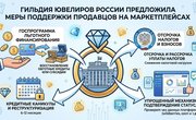 Гильдия ювелиров России предложила меры поддержки продавцов отрасли на маркетплейсах
