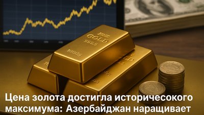 Цена золота достигла исторического максимума: Азербайджан наращивает экспорт