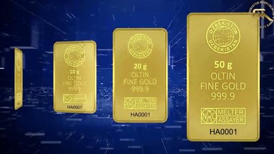 В Узбекистане со 2 ноября началась открытая продажа золотых слитков населению