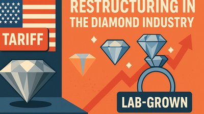 Перестройка алмазной отрасли: пошлины США и бум лабораторных бриллиантов
