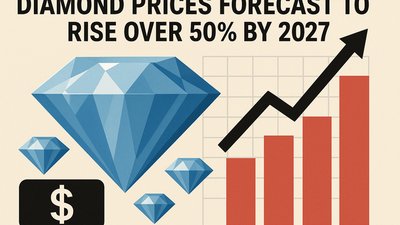 Эксперты прогнозируют рост цен на алмазы более чем на 50% к 2027 году