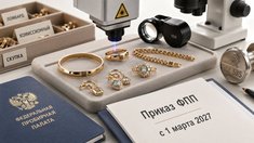 ФПП меняет правила работы с ювелирными изделиями вторичного рынка: с марта 2027 года их разрешат направлять на опробование и клеймение