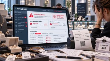 ГИИС ДМДК сбоит после обновления 7.2.1: ювелирная отрасль третий день сталкивается с проблемами