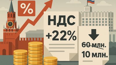 Правительство РФ рассматривает повышение НДС и снижение лимита освобождения от налога