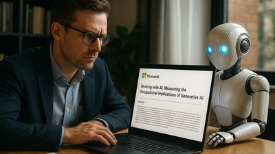 Компания Microsoft опубликовала исследование о будущем профессий под влиянием ИИ