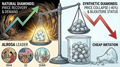 Глава «АЛРОСА»: Рынок алмазов стабилизируется, а пузырь «синтетики» сдувается