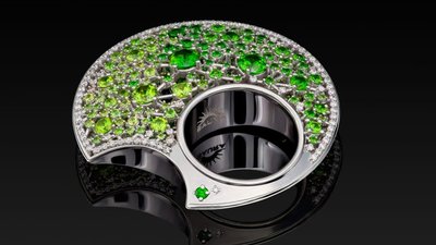 Участник II Всероссийского конкурса дизайна ювелирных украшений: Дмитрий Медюха, бренд SAURA