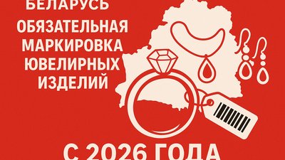 С 2026 года в Беларуси вводится обязательная маркировка ювелирных изделий для защиты рынка и потребителей