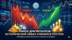 «Американские горки» на рынке металлов: золото и серебро ищут дно после исторического обвала
