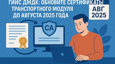 ГИИС ДМДК: Обновите сертификаты Транспортного Модуля до августа 2025 года