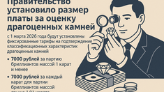Правительство РФ установило размер платы за оценку драгоценных камней