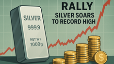 Ралли драгметаллов: вслед за золотом серебро взлетело до рекордной отметки