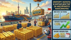 Китайский рынок золота на подъеме: импорт бьет рекорды последних двух лет