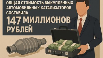 ФПП: Общая стоимость выкупленных автомобильных катализаторов составила 147 миллионов рублей