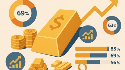 Россияне видят в золоте надежный актив для сбережений, но не всегда знают о всех способах инвестирования