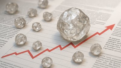 Аналитики прогнозируют значительный рост цен на природные алмазы