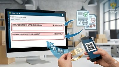 Импорт ювелирных изделий: подтверждение происхождения становится обязательным условием для клеймения и ввода в оборот