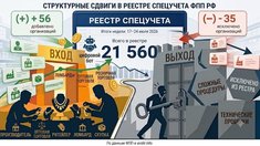 Структурные сдвиги в реестре спецучета ФПП: прирост в ювелирном ритейле и ломбардах (17–24 июля 2026 года)