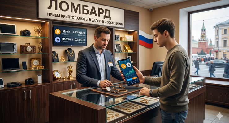 Крипта в залог: российским ломбардам могут разрешить работу с цифровыми активами