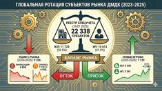 Рынок ДМДК — итоги трехлетки: Глобальная ротация и 22 тысячи «выживших»
